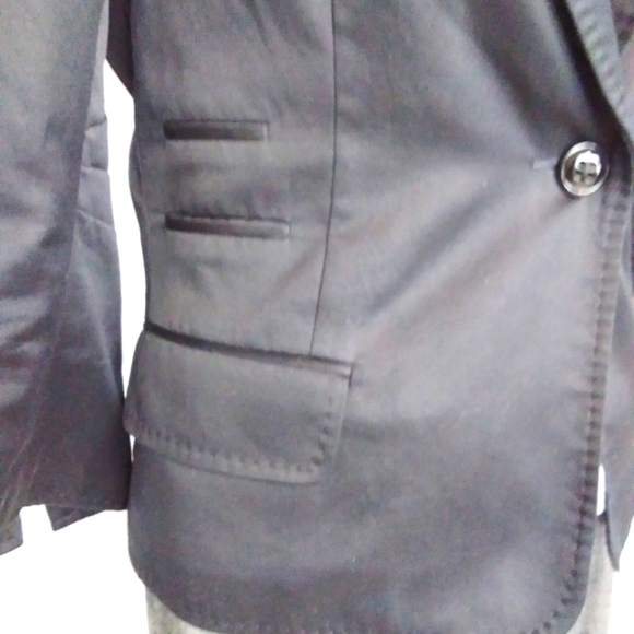 𝅺Y2K Vintage Yigal Azrouel tailored shrunken mini tuxedo jacket - Picture 5 of 5